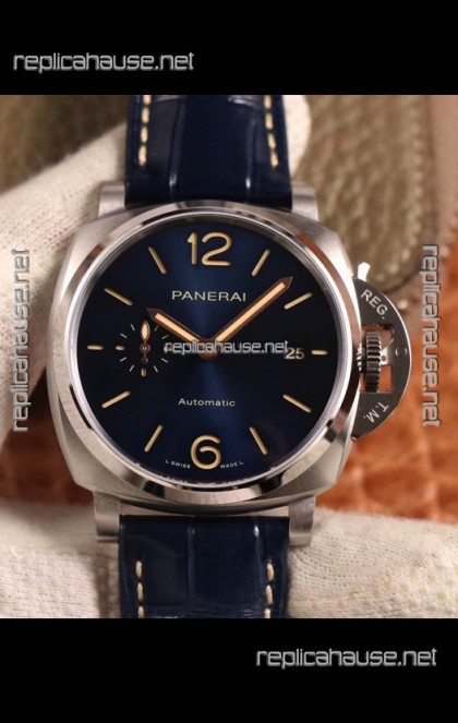 Panerai Luminor DUE PAM927 Edition 1:1 Mirror Swiss Replica Watch in Steel Casing 42MM