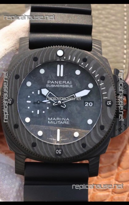 Panerai Luminor Marina Carbotech PAM979 Edition 1:1 Mirror Swiss Replica Watch in Carbon Casing