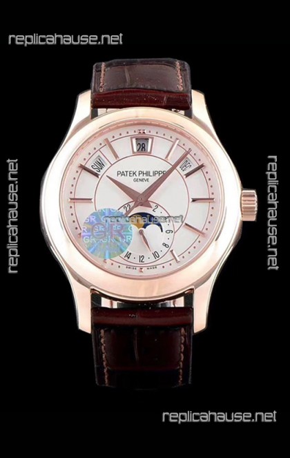 Patek Philippe 5205R-001 Complications MoonPhase 1:1 Mirror Swiss Replica Watch 