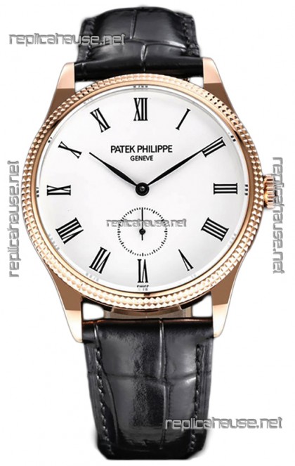 Patek Philippe Calatrava 5119G Rose Gold Casing 1:1 Mirror Replica Watch 