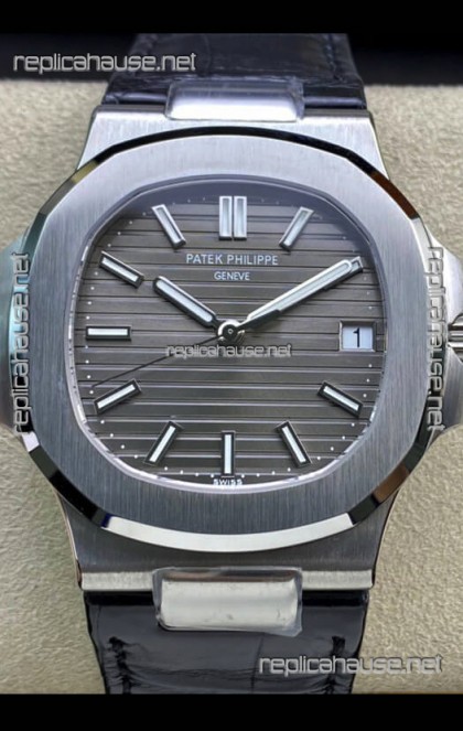 Patek Philippe Nautilus 5711G-001 904L Steel 2023 Updated Mirror Replica Watch - Grey Dial