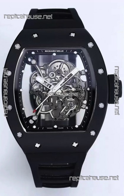 Richard Mille RM055 Ceramic Casing with Genuine Tourbillon Super Clone Watch