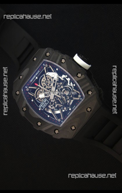 Richard Mille RM035-2 Rafael Nadal Forged Carbon Case with White Crown