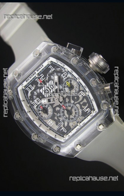 Richard Mille RM056-1 Tourbillon Felipe Massa Chronograh White Bezel Watch