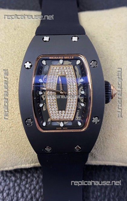 Richard Mille RM-07-01 DLC Coated Casing Ladies 1:1 Swiss Replica Watch