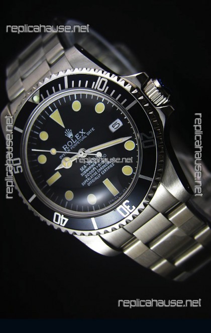 STEELMOVEMENT - Rolex Sea Dweller Submariner 2000 Vintage Styled Japanese Movement Watch