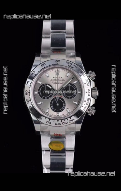 Rolex Daytona 116519 White Gold Original Cal.4130 Movement - 1:1 Mirror 904L Steel Watch