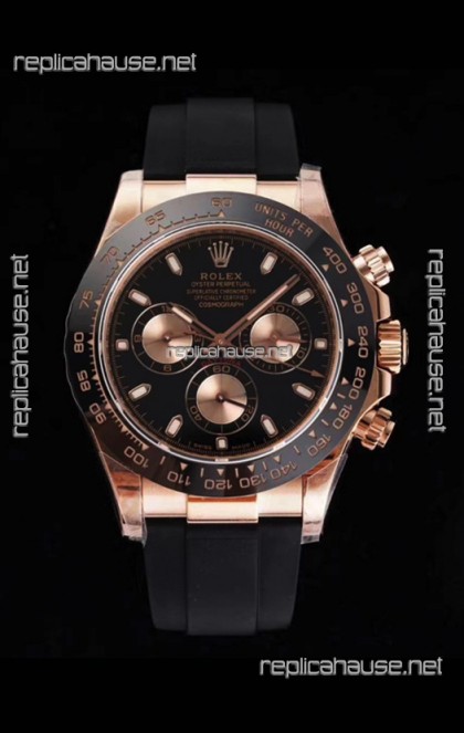 Rolex Daytona 116515LN Everose Gold Original Cal.4130 Movement - 1:1 Mirror 904L Steel Watch