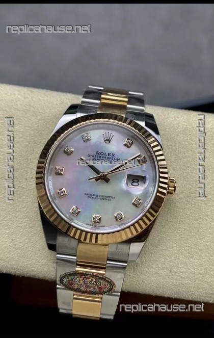 Rolex Datejust 126331 41MM ETA 3235 Swiss 1:1 Mirror Replica Watch in Rose Gold 904L Steel