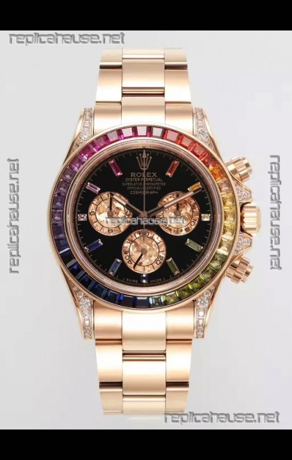 Rolex Cosmograph Daytona 116595RBOW Rose Gold Original Cal.4130 Movement