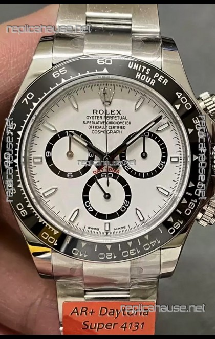 Rolex Cosmograph Daytona M126500LN White Dial Original Cal.4131 Movement - 904L Steel Watch
