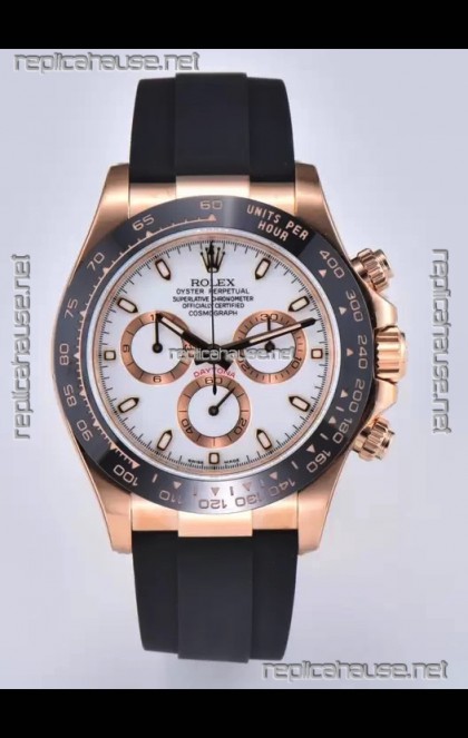 Rolex Cosmograph Daytona M116515 Rose Gold Original Cal.4130 Movement - 904L Steel Watch