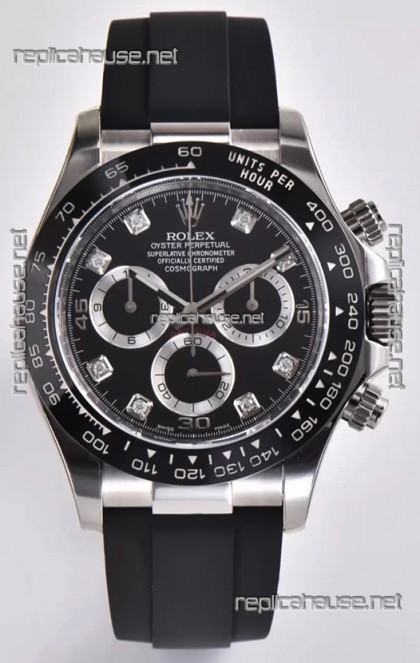 Rolex Cosmograph Daytona M116519LN-0025 Original Cal.4130 Movement - 904L Steel Watch