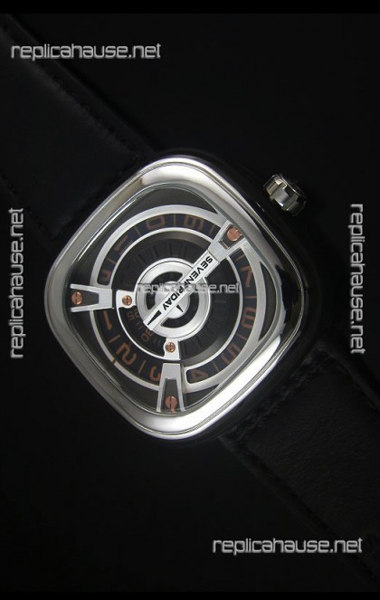 SevenFriday M2-2 Stainless Steel Watch with Miyota 8215 Movement