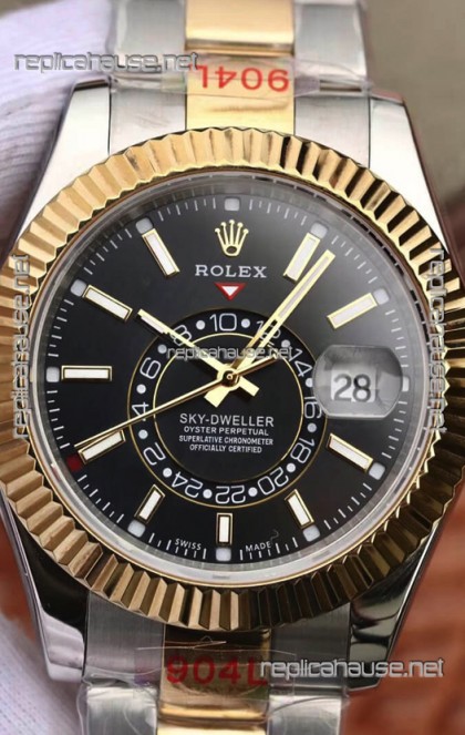 Rolex Sky-Dweller Oystersteel and Yellow Gold Oyster 42MM 1:1 Mirror Replica Watch 