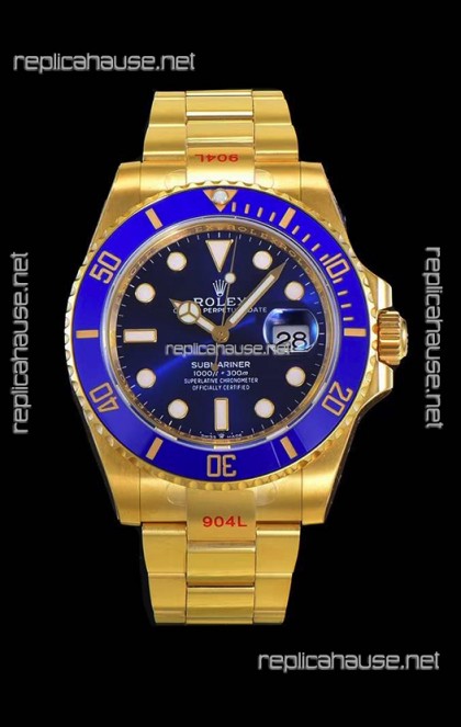 Rolex Submariner 41MM Gold 126618LB - Replica 1:1 Mirror - Ultimate 904L Steel Watch