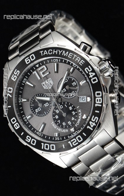 Tag Heuer Formula 1 Chronograph Swiss Quartz Replica Watch Anthracite Dial 