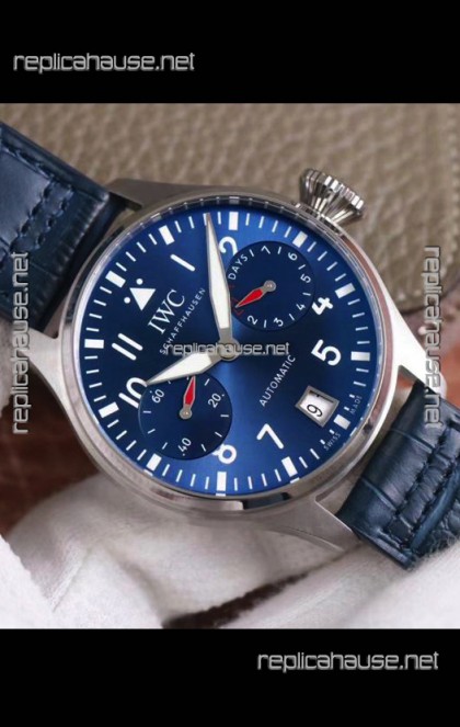 IWC Big Pilot Power Reserve Edition Swiss Replica Watch in Blue Dial 1:1 Mirror Quality