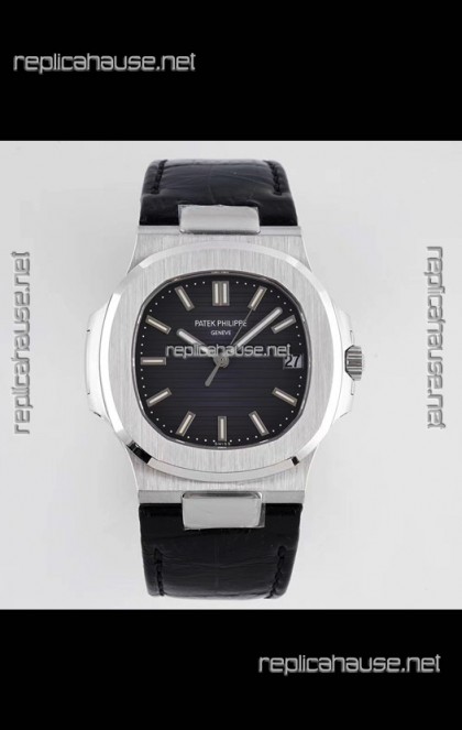 Patek Philippe Nautilus 5711/1A-011 1:1 Mirror Swiss Replica Watch in Blue Dial 904L Steel 