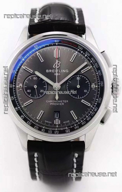 Breitling Premier B01 Chronograph 42 Edition Watch 1:1 Mirror Quality in Grey Dial 
