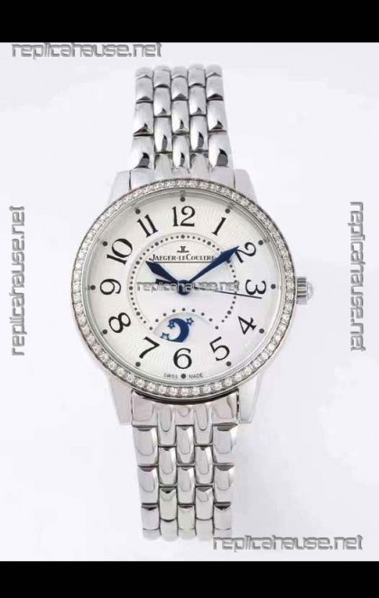 Jaeger LeCoultre Rendez-Vous Night & Day Medium 1:1 Mirror Swiss Watch