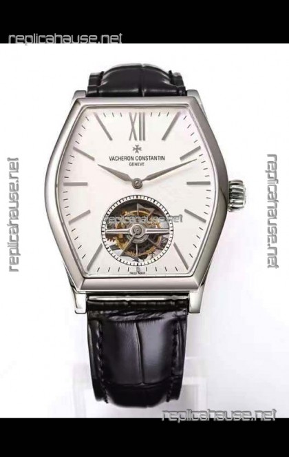 Vacheron Constantin Malte Tourbillon 1:1 Mirror Stainless Steel Swiss Replica White Dial