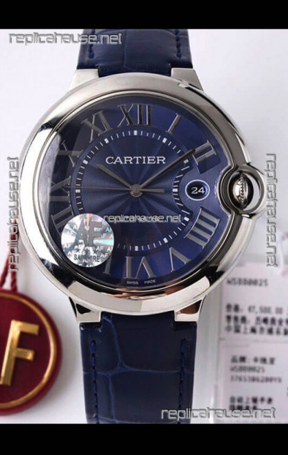 Ballon De Cartier Swiss Automatic 1:1 Mirror Quality 33MM in Stainless Steel Casing 