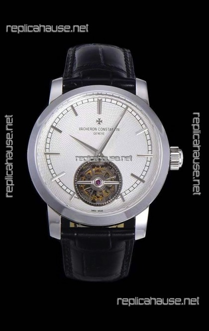 Vacheron Constantin Minute Repeater Tourbillon Swiss Replica Watch in Steel Casing 44MM Steel Casing