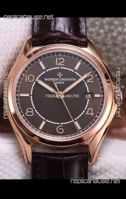 Vacheron Constantin FiftySix Rose Gold Watch in 1:1 Mirror Replica Watch