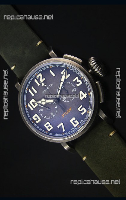 Zenith Pilot Heritage Edition Ton-Up 1:1 Mirror Swiss Replica Watch