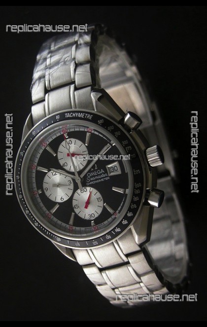 Omega Seamaster Chronometer Watch in Black Dial