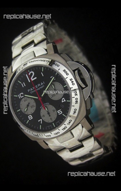 Panerai Luminor Chronograph Swiss Watch 