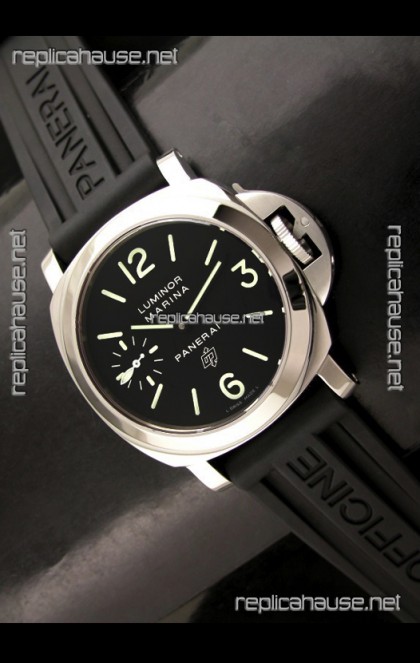 Panerai Luminor Marina Swiss Automatic Watch in Black Dial