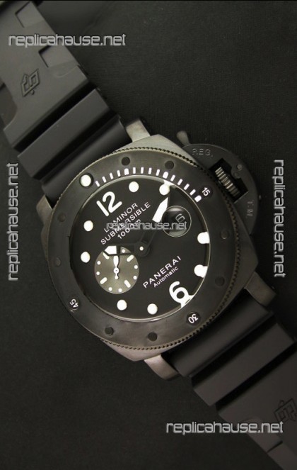 Panerai Luminor Submersible 1000M Japanese Automatic Watch in PVD Coating