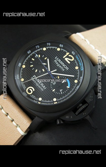 Panerai Luminor Regatta Rattrapante Japanese Replica PVD Watch