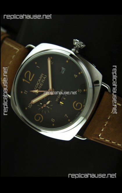 Panerai Radiomir PAM497 10 Days Japanese Replica Watch in Steel Case