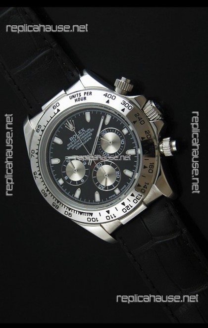 Rolex Daytona Japanese Replica Steel Watch in Silver Subdials