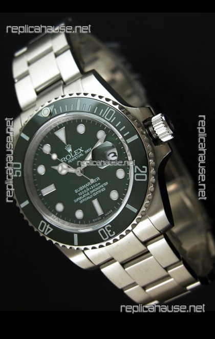 Rolex Submariner Swiss Replica Watch in Stainless Steel - Super Luminous Markers