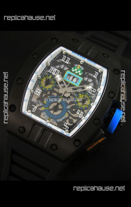 Richard Mille RM011 Filipe Massa PVD Casing Edition Swiss Replica Watch
