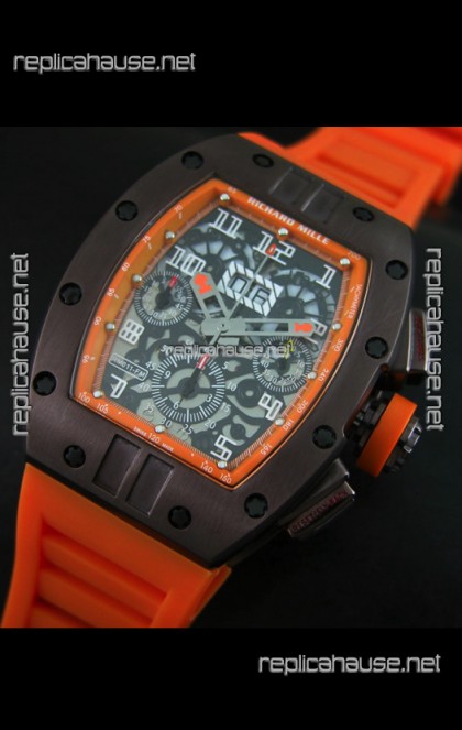 Richard Mille RM011 Filipe Massa PVD Casing Edition Swiss Replica Watch