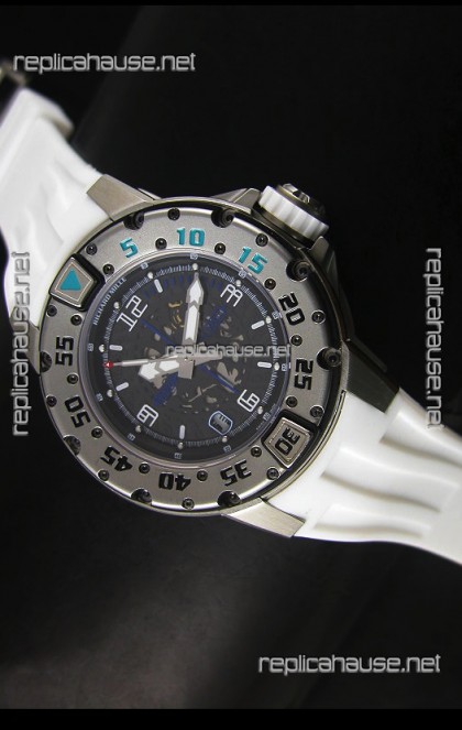 Richard Mille RM028 Automatic Diver's Swiss Replica Watch in White