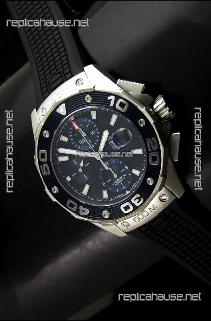 Tag Heuer Aquaracer Calibre 16 Swiss Watch in Dark Blue Dial
