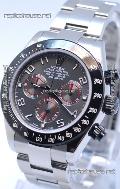 Rolex Project X Daytona Limited Edition Series II Cosmograph MonoBloc Cerachrom Swiss Watch in Grey Dial