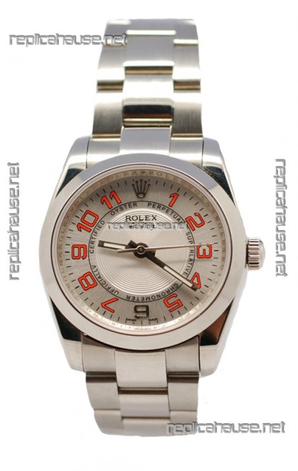 Rolex Oyester Perpetual Air King Swiss Replica Watch in Metalic Dial