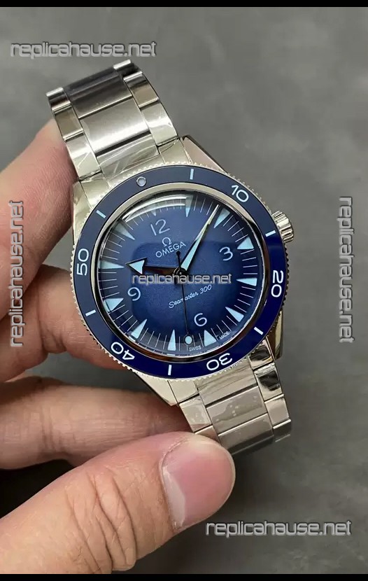 Omega Seamaster 300 "Summer Blue" 1:1 Mirror Swiss Replica Watch