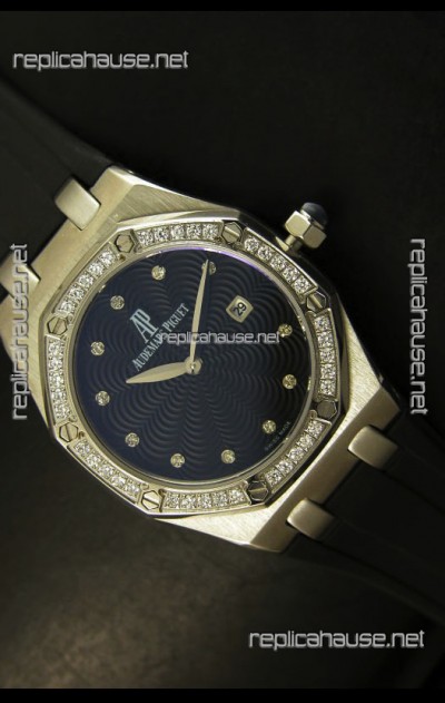 Audemars Piguet Royal Oak Ladies Quartz Replica Watch in Steel Case