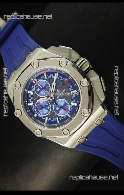 Audemars Piguet Royal Oak Offshore Michael Schumacher Quartz Movement Watch in Blue 