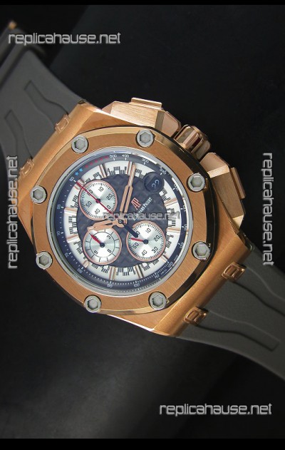 Audemars Piguet Royal Oak Offshore Michael Schumacher Quartz Movement in Rose Gold