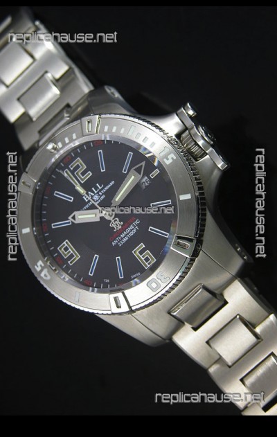 Ball Hydrocarbon Spacemaster Automatic Replica Watch in Black Dial - Original Citizen Movement 