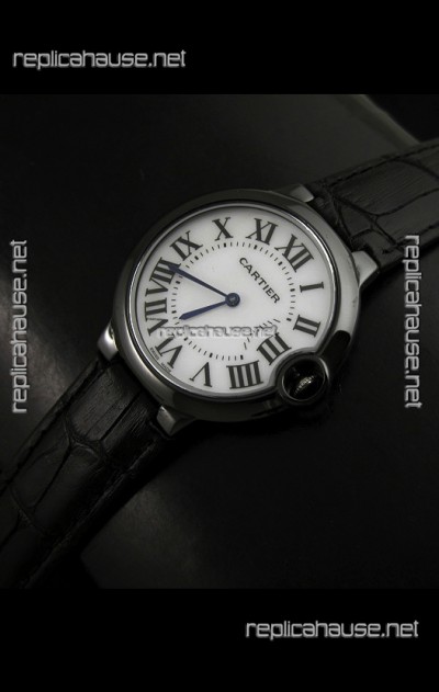 Cartier Ballon de Ladies Replica Watch in White Dial